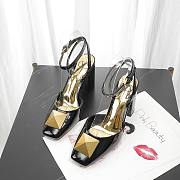 Valentino Garavani Roman Stud Square-toe Pumps Black - 2