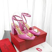 Valentino Garavani Roman Stud Square-toe Pumps Pink - 5