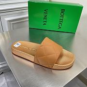 Bottega Veneta Diamond-Quilted Slides Beige - 5