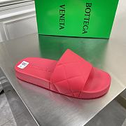 Bottega Veneta Diamond-Quilted Slides Pink - 6