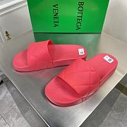 Bottega Veneta Diamond-Quilted Slides Pink - 5