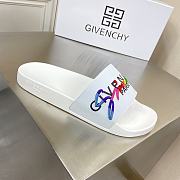 Givenchy Rainbow Logo Slide White - 5
