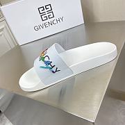 Givenchy Rainbow Logo Slide White - 3