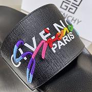 Givenchy Rainbow Logo Slide Black - 2