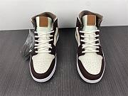 Air Jordan 1 Mid Brown Fleece DO6699-200 - 6