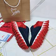 Christian Louboutin Loubishark Dark Blue and Red - 3