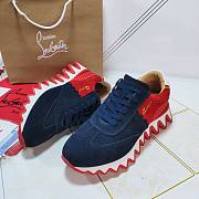 Christian Louboutin Loubishark Dark Blue and Red - 5