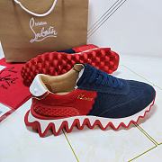 Christian Louboutin Loubishark Dark Blue and Red - 6