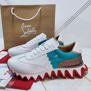 Christian Louboutin Loubishark White Blue
