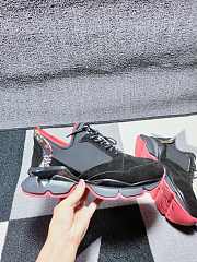 Christian Louboutin Red-Runner Black Red - 6