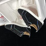 Christian Louboutin Louis Junior Spikes Orlato Flat Black - 4