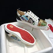 Christian Louboutin Louis Junior Spikes Orlato Flat Multicolor - 3