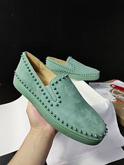 Christian Louboutin Pik Boat Mens Flat Green - 3