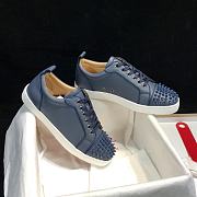 Christian Louboutin Vieira 2 Flat Blue - 5