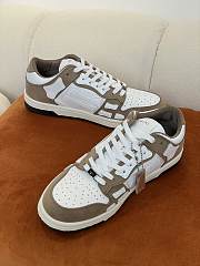 AMIRI Skel Top Low White Brown MFS003-281 - 6