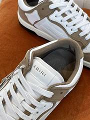 AMIRI Skel Top Low White Brown MFS003-281 - 5