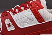 Louis Vuitton Trainer Red White 1A8PK6 - 5
