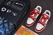 Louis Vuitton Trainer Red White 1A8PK6 - 6