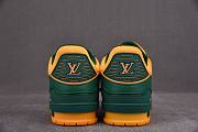 Louis Vuitton LV Trainer Sneaker Low Orange Green - 2