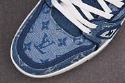 Louis Vuitton Trainer Sneaker Denim Monogram 1A7S53 - 3