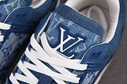 Louis Vuitton Trainer Sneaker Denim Monogram 1A7S53 - 5