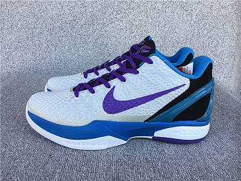 Nike Kobe 6 Protro White Blue Purple CW2190-102