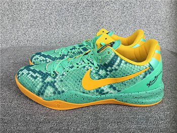 Nike Kobe 8 System Green Glow Laser Orange 555035-304