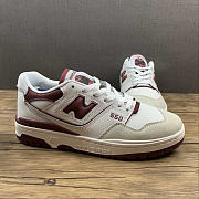 New Balance 550 Sea Salt Burgundy BB550LI1 - 4