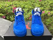 Air Jordan 5 Retro Blue Suede 136027-401 - 2