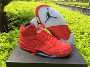  Air Jordan 5 Retro Red Suede 136027-602 - 3