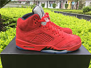  Air Jordan 5 Retro Red Suede 136027-602 - 5
