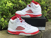  Air Jordan 5 Retro White Pink Red 440892-106 - 5