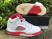  Air Jordan 5 Retro White Pink Red 440892-106 - 4