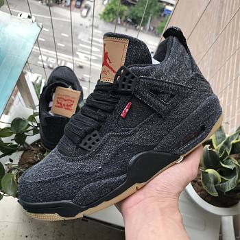 Air Jordan 4 Retro Levi's Black AO2571-001