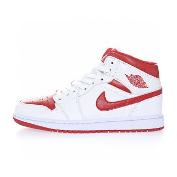Air Jordan 1 Mid Red Toe 554724-161