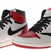 Air Jordan 1 High OG SP Fragment x Travis Scott Red White CQ4278-099 - 6