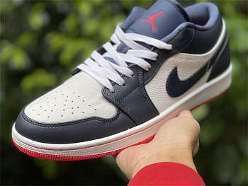 Air Jordan 1 Low Obsidian Ember Glow 553558-481