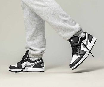 Air Jordan 1 Low Black White Grey 553558-040