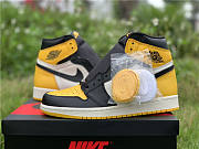Air Jordan 1 High OG Air Jordan 1 Mid Yellow Toe Black 852542-071 - 6