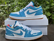Air Jordan 1 Low SE Barcelona Cyber Teal DC6991-400 - 5