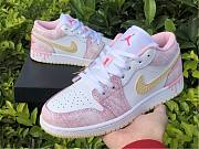 Air Jordan 1 Low GS Paint Drip CW7104-601 - 4