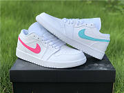 Air Jordan 1 Low GS White Neon CW7035-100 - 2