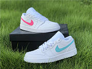 Air Jordan 1 Low GS White Neon CW7035-100 - 5