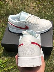 Air Jordan 1 Low Milk White Red AQ9941-161 - 2