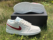 Air Jordan 1 Low Milk White Red AQ9941-161 - 3