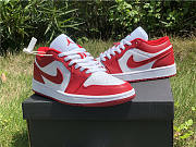Air Jordan 1 Low Gym Red White 553558-611 - 5