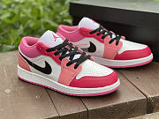 Air Jordan 1 Low Pink Red 553560-162 - 5