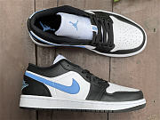 Air Jordan 1 Low Black University Blue White DC0774-041 - 6