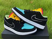 Air Jordan 1 Low Black Aurora Green Laser Orange CK3022-013 - 5