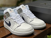 Air Jordan 1 Mid Paris White DR8038-100 - 2